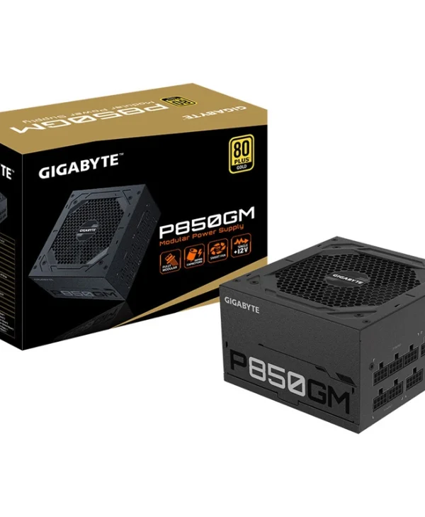Gigabyte P850GM 850W Μαύρο Τροφοδοτικό Υπολογιστή Full Modular 80 Plus Gold 1627581