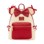 Loungefly Παιδική Τσάντα Πλάτης Κόκκινη Disney Minnie Mouse Rock Dots Mini WDBK4387