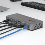 StarTech USB-C Docking Station με HDMI/DisplayPort 4K PD Ethernet Γκρι (199UE-USBC-DOCK) - Image 3