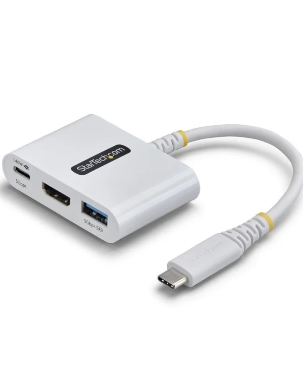 StarTech USB-C Docking Station με HDMI Λευκό (168W-USBC-MULTIPORT)
