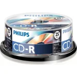 Philips Εγγράψιμα CD-R 52x 700MB Cake Box 25τμχ CR7D5NB25/00