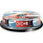 Philips Εγγράψιμα DVD+R 16x 4.7GB Cake Box 10τμχ DR4S6B10F/00