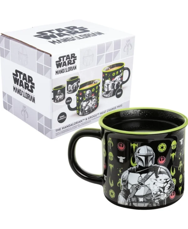 Paladone Star Wars Mandalorian Mandalorian Grogu Heat Change Mug Pp16271man 5056577779905 PP16271MAN