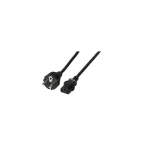 EFB Schuko - IEC C13 Cable 2m Μαύρο EK508SW.2
