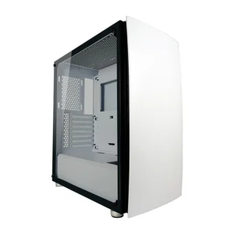 LC-Power Bright Sail X Gaming Midi Tower Κουτί Υπολογιστή με Πλαϊνό Παράθυρο Λευκό LC-713W-ON