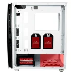 LC-Power Bright Sail X Gaming Midi Tower Κουτί Υπολογιστή με Πλαϊνό Παράθυρο Λευκό LC-713W-ON - Image 3