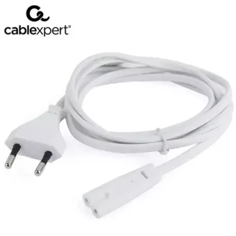 Cablexpert Euro - IEC C7 Cable 1.8m Λευκό PC-184/2-W