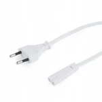 Cablexpert Euro - IEC C7 Cable 1.8m Λευκό PC-184/2-W - Image 2