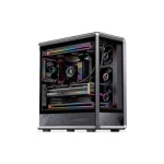 Jonsbo D401 Gaming Midi Tower Κουτί Υπολογιστή με Πλαϊνό Παράθυρο Μαύρο GEJB-189