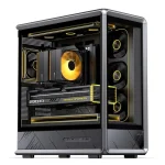 Jonsbo D401 Gaming Midi Tower Κουτί Υπολογιστή με Πλαϊνό Παράθυρο Μαύρο GEJB-189 - Image 2