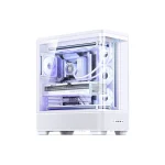 Jonsbo TK-5 Gaming Midi Tower Κουτί Υπολογιστή με Πλαϊνό Παράθυρο Λευκό GEJB-174