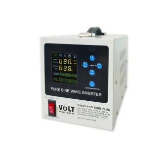 Volt Polska 3SPM08012M Καθαρού Ημιτόνου Inverter Ισχύος 500W με Τάση Εισόδου 12V (Μονοφασικό)