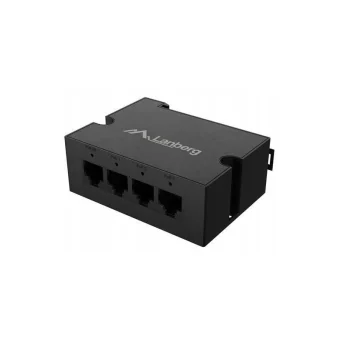Lanberg DIN-FE4-AT-30W PoE+ Repeater