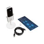 Elgato Wave 3 Πυκνωτικό Μικρόφωνο USB Επιτραπέζιο σε Λευκό Χρώμα 10MAB9911 - Image 3