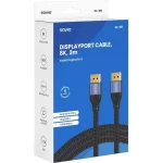 Savio Cable DisplayPort male - DisplayPort male 3m Μαύρο CL-211 - Image 3
