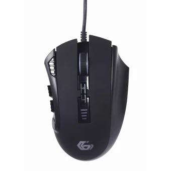 Gembird MUSG-RAGNAR-RX500 RGB Gaming Ποντίκι 7200 DPI Μαύρο