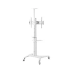 Gembird TVS-70T-02-W Βάση Τηλεόρασης Δαπέδου έως 70" και 70kg Λευκό - Image 2
