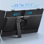 Blackview 14' Single Laptop Screen Extender Lcd 60hz 1080p Black Scm5 SCM5/BV - Image 6