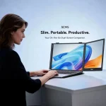 Blackview 14' Single Laptop Screen Extender Lcd 60hz 1080p Black Scm5 SCM5/BV - Image 7