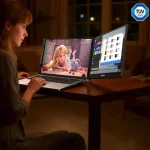 Blackview 14' Single Laptop Screen Extender Lcd 60hz 1080p Black Scm5 SCM5/BV - Image 12