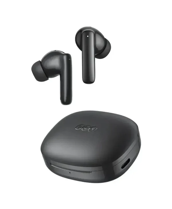 QCY T13 Pro In-ear Bluetooth Handsfree Ακουστικά με Αντοχή στον Ιδρώτα και Θήκη Φόρτισης Μαύρα QCY-HT23 Black