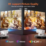 Magcubic HY450MAX Mini Projector LCD Full HD Λάμπας LED με Wi-Fi και Ενσωματωμένα Ηχεία HY450 MAX - Image 6