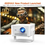 Magcubic HY450MAX Mini Projector LCD Full HD Λάμπας LED με Wi-Fi και Ενσωματωμένα Ηχεία HY450 MAX - Image 9