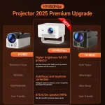 Magcubic HY450MAX Mini Projector LCD Full HD Λάμπας LED με Wi-Fi και Ενσωματωμένα Ηχεία HY450 MAX - Image 11