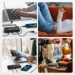 BlitzWolf Βάση Φόρτισης GaN με 2 Θύρες USB-A και 3 Θύρες USB-C 120W Power Delivery / Quick Charge 3.0 σε Μαύρο χρώμα (BW-i100) 32170570 - Image 6
