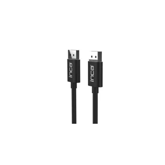 Inca Cable DisplayPort male - DisplayPort male 2m Μαύρο (IDPD-20)