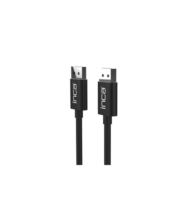 Inca Cable DisplayPort male - DisplayPort male 2m Μαύρο (IDPD-20)