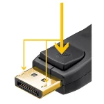 Goobay Cable DisplayPort male - DisplayPort male 1m Μαύρο (64797) - Image 2