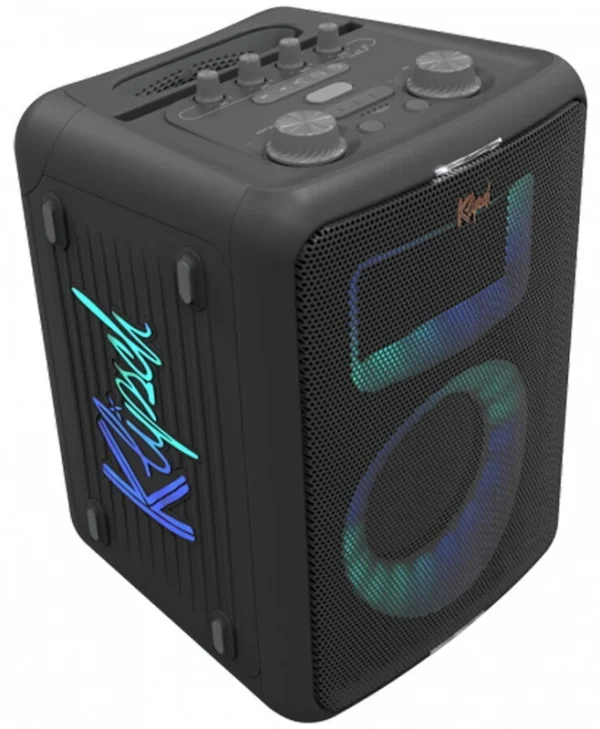 Klipsch Portable Audio System Klipsch Vegas 95db Bluetooth 5.2 18-hour Battery Life Built-in Microphone Ipx4 Karaoke Black 1073414