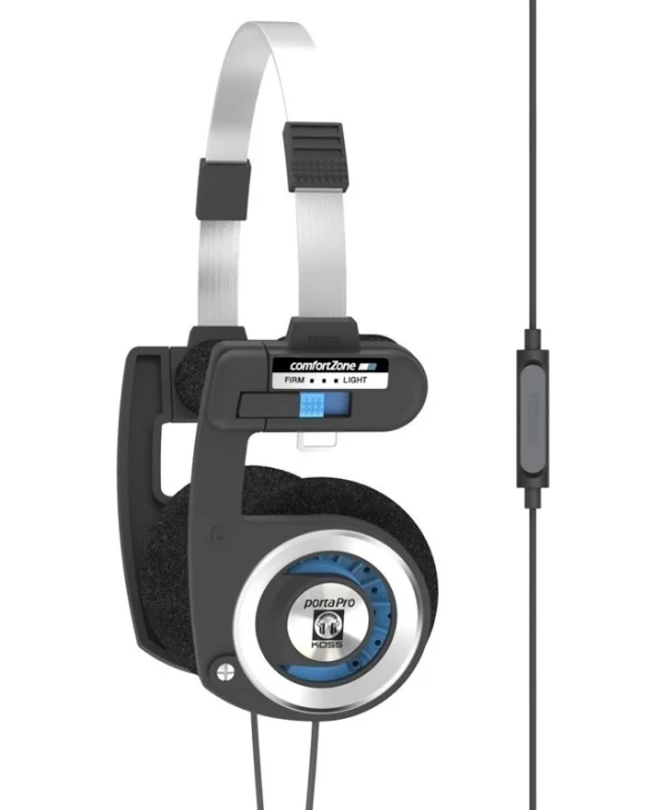 Koss Porta Pro Mic/Remote Ενσύρματα On Ear Ακουστικά Μαύρα / Ασημί 145193970