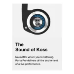 Koss Porta Pro Mic/Remote Ενσύρματα On Ear Ακουστικά Μαύρα / Ασημί 145193970 - Image 3