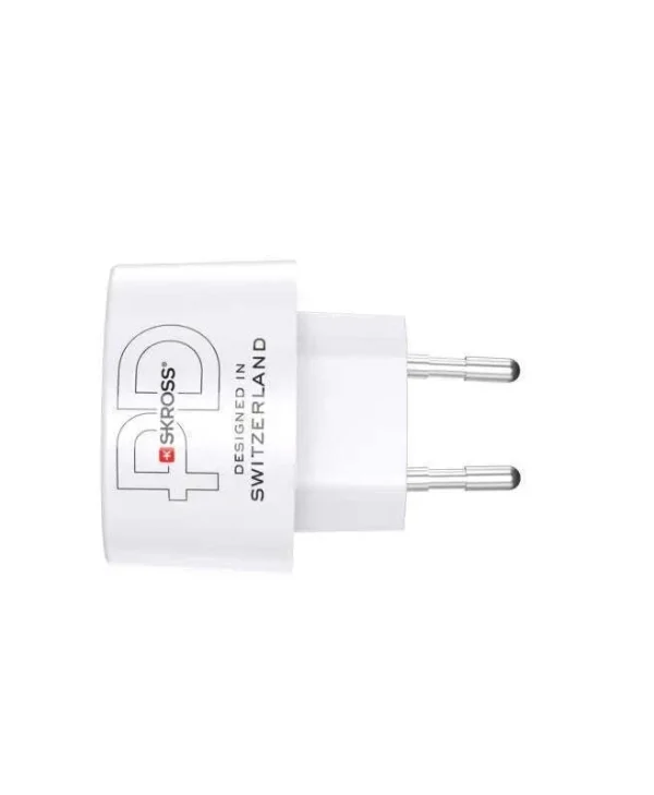 Skross Φορτιστής Χωρίς Καλώδιο με Θύρα USB-A και Θύρα USB-C 65W Power Delivery Λευκός (AC65PD) 1.302425