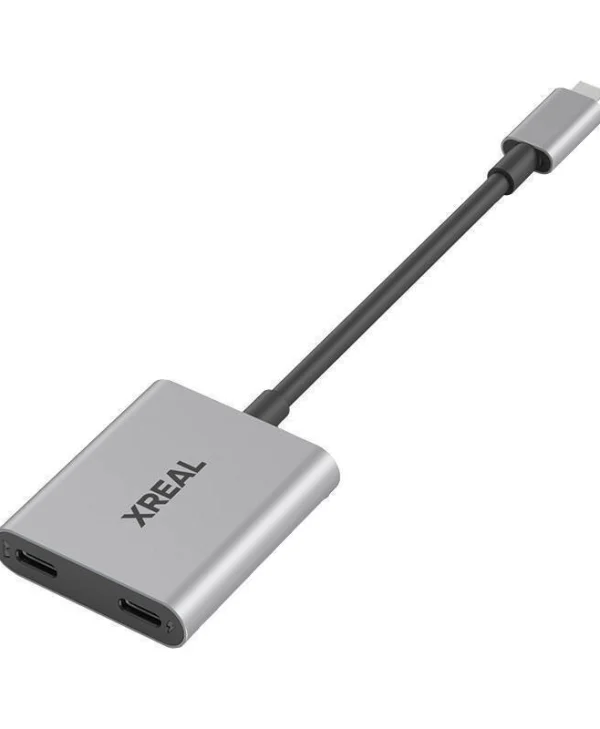 XReal Hub 2 Θυρών USB 2.0 με σύνδεση USB-C Γκρι X7007