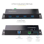 StarTech Hub 4 Θυρών USB 3.0 με σύνδεση USB-A 5G4AINDNP-USB-A-HUB - Image 9