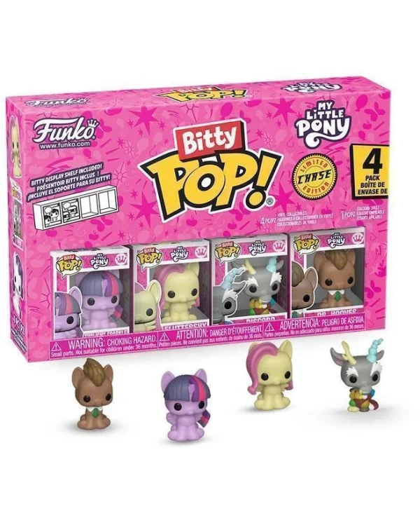 Funko Bitty Pop! My Little Pony - Twilight Sparkle, Fluttershy, Discord & Dr. Hooves Chase 4τμχ 89580