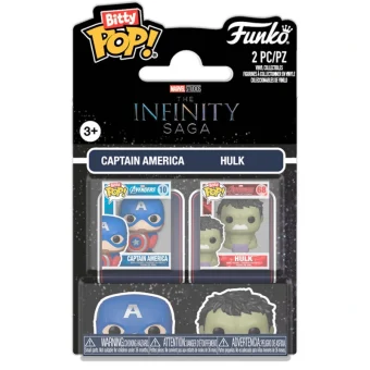Funko Bitty Pop! Marvel: Infinity Saga - Captain America & Hulk 12τμχ 94214