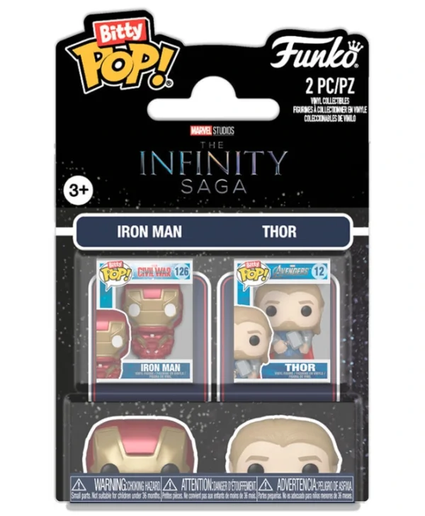 Funko Bitty Pop! Marvel: Infinity Saga - Iron Man & Thor 12τμχ 94215