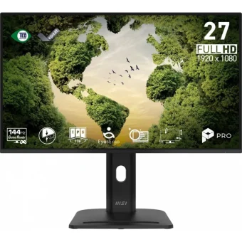 MSI PRO MP275PGN E14 IPS HDR Monitor 27" FHD 1920x1080 144Hz με Χρόνο Απόκρισης 4ms GTG