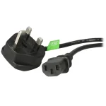 StarTech - IEC C13 Cable 1m Μαύρο S55158291 BS13U-1M-POWER-LEAD
