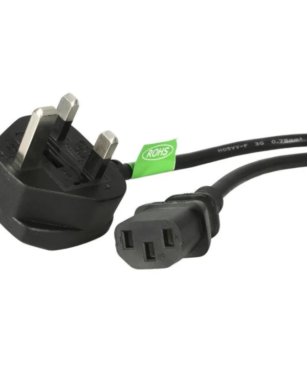 StarTech - IEC C13 Cable 1m Μαύρο S55158291 BS13U-1M-POWER-LEAD