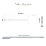 2-port Usb-c Mst Hub 4k60hz/dual-monitor Adapter Windows MST14CD122DP - Image 3