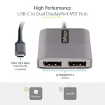2-port Usb-c Mst Hub 4k60hz/dual-monitor Adapter Windows MST14CD122DP - Image 7