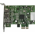StarTech Κάρτα PCIe σε 3 θύρες Firewire 400 / Firewire 800 PEX1394B3LP - Image 2