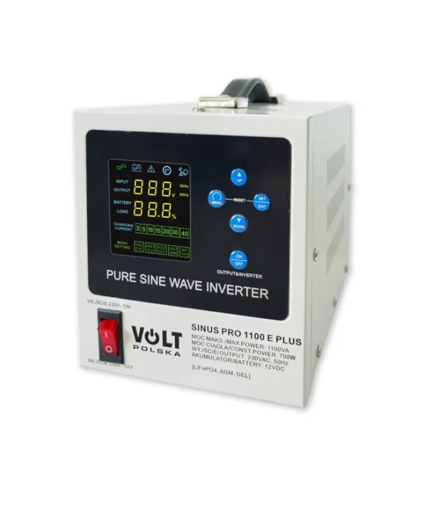 Volt Polska UPS Line-Interactive 1100VA 700W με 2 Schuko Πρίζες 3SPM11012M