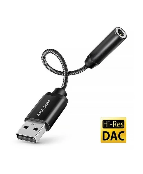 Axagon Μετατροπέας USB-A male σε 3.5mm female 1τμχ ADA-HA