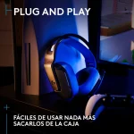 Logitech G535 Lightspeed Ασύρματο Over Ear Gaming Headset με σύνδεση 3.5mm / USB for PC 939-002219 - Image 2